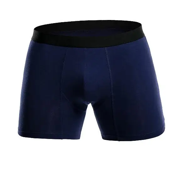 Men Boxer Cotton Long Shorts Underwear Lot Breathable Man Solid Underpants Comfortable Brand Jdren | Мужская одежда