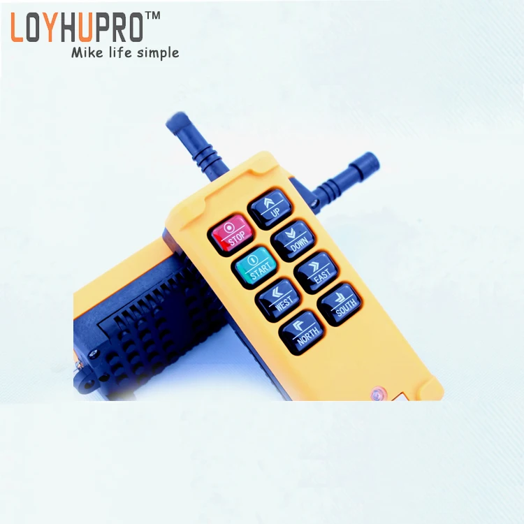 

Durable Double speed 6 channel winch crane radio remote control