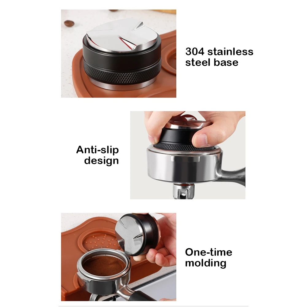 

51/53/58mm Coffee Machine Tampers Coffeeware 58mm Coffee Distributo R& Tamper Leveler Distribution Tool Dropship Tampers Kitchen