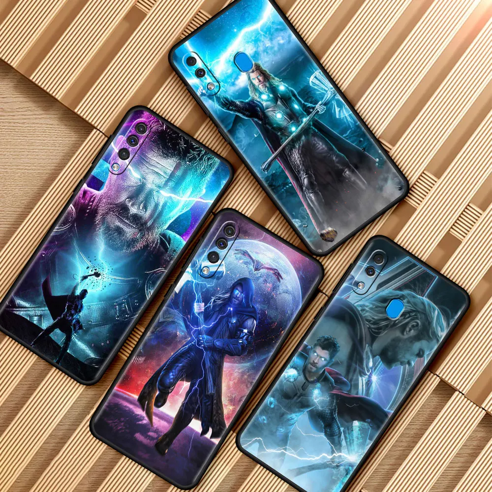 

MARVEL Design Case For Samsung Galaxy A51 A12 A21S A71 A50 A52 A70 A10 A30 A20s A20e A10s Soft Phone Coque Hero Thor