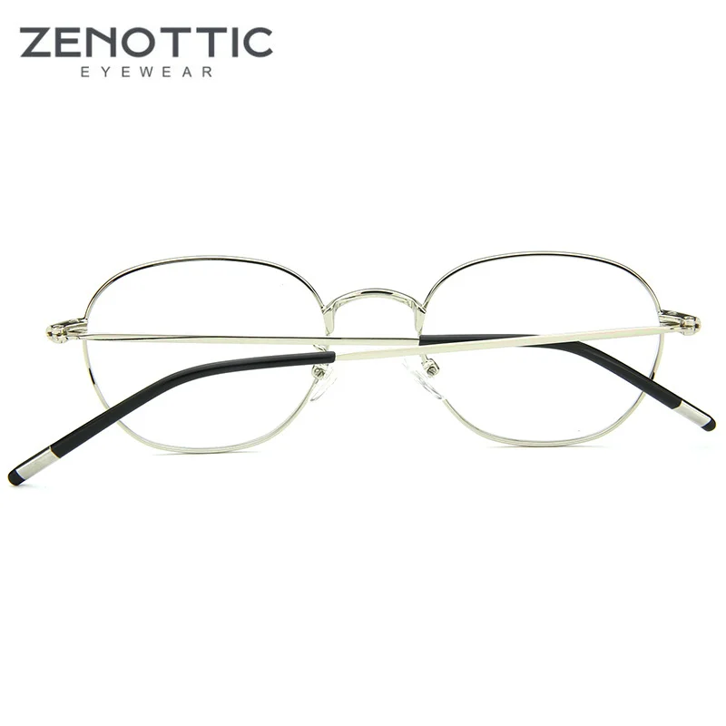 ZENOTTIC винтажная металлическая круглая оправа для очков женщин модная унисекс с