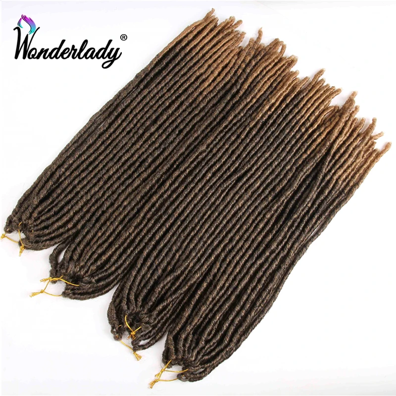 WonderLady дреды вязаные крючком косы длинные Омбре канекалон плетеные волосы для