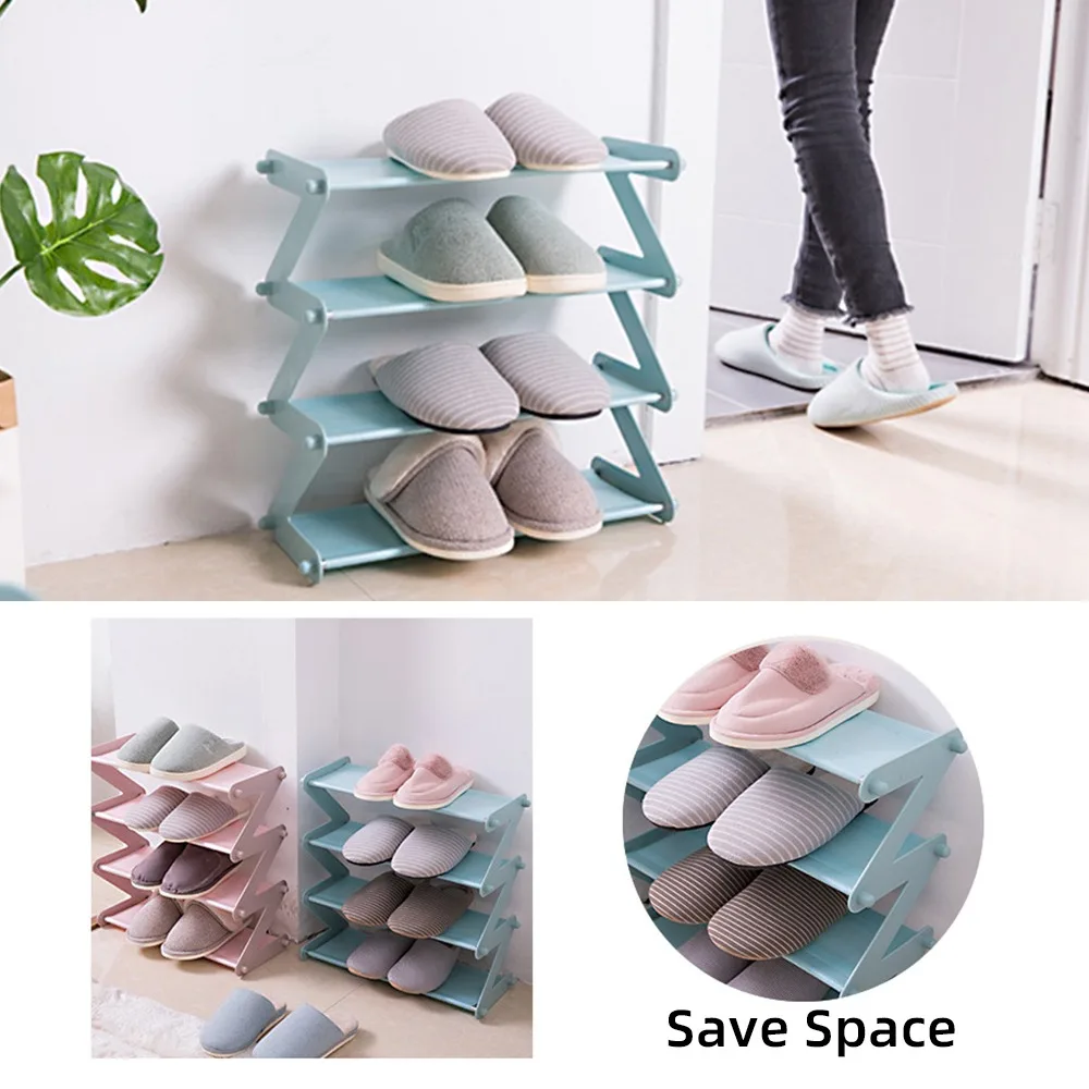 Hallway Space Saving Shoes Rack Over Multi-layer Stainless Steel Decorative Shelf Sundries Dorm Room Stand Organizer | Мебель