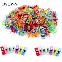 100pcs colorful plastic sewing clips multipurpose quilting crafting crocheting knitting safety clip assorted colors binding clip