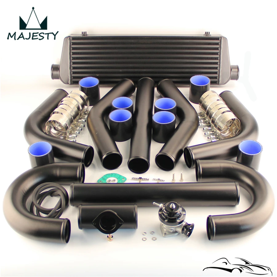 2 5 &quot63 мм Универсальный интеркулер + шланг из сплава BOV турбонагнетательный