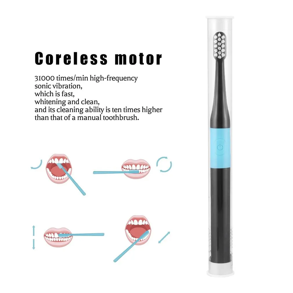 

Disposable Electric Toothbrush Acoustic Wave Soft Hair Electric Toothbrush Adult Mini Electric Toothbrush For Tourism