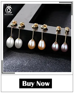 ORSA JEWELS, женские серьги-гвоздики с натуральным пресноводным жемчугом, 8 мм, белый, розовый жемчуг, 925 пробы, серебро, Женские Ювелирные изделия для вечеринки RSE86