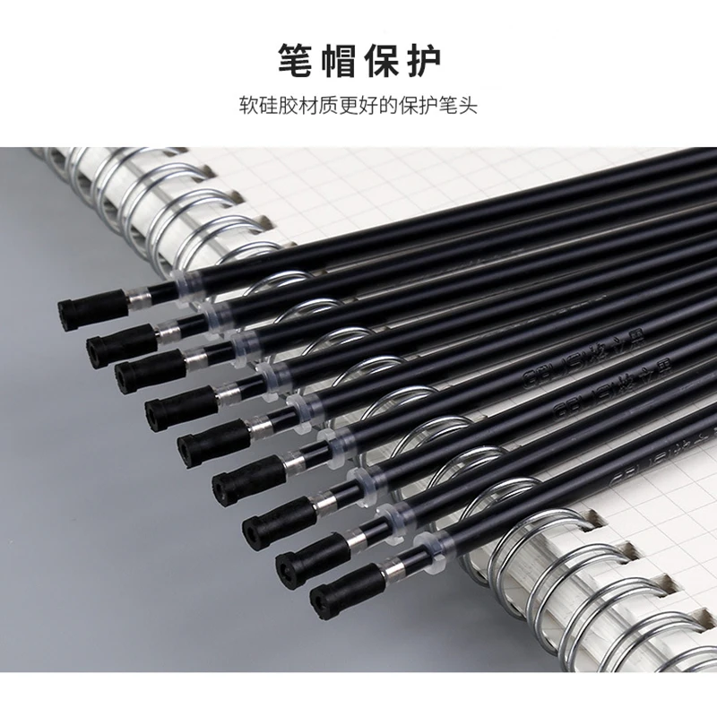 Стержни для ручек 0 5 мм красные синие черные чернила 10 шт.|Стержни ручек| |