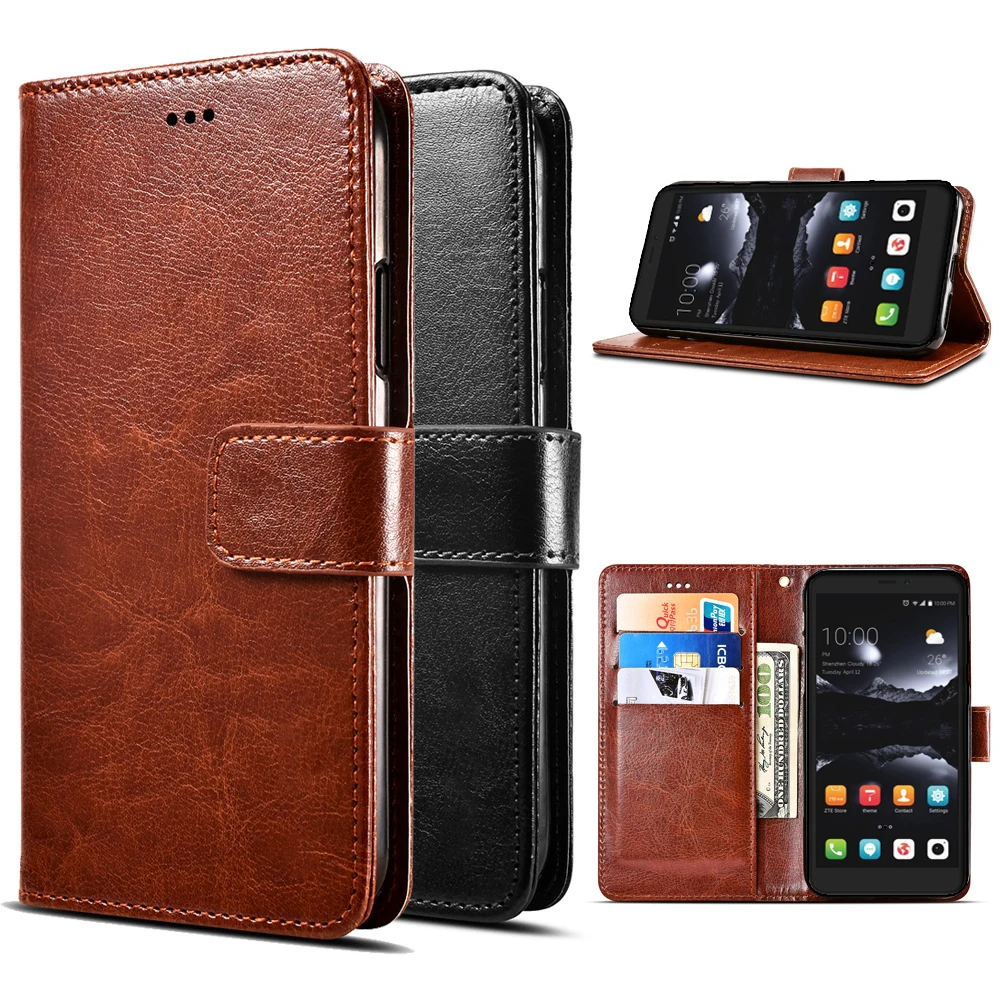 Защитный чехол-подставка для zte Blade A530 A622, стильный чехол-книжка из искусственной кожи для zte Blade A7 V9 Vita, защитный чехол для телефона, чехлы