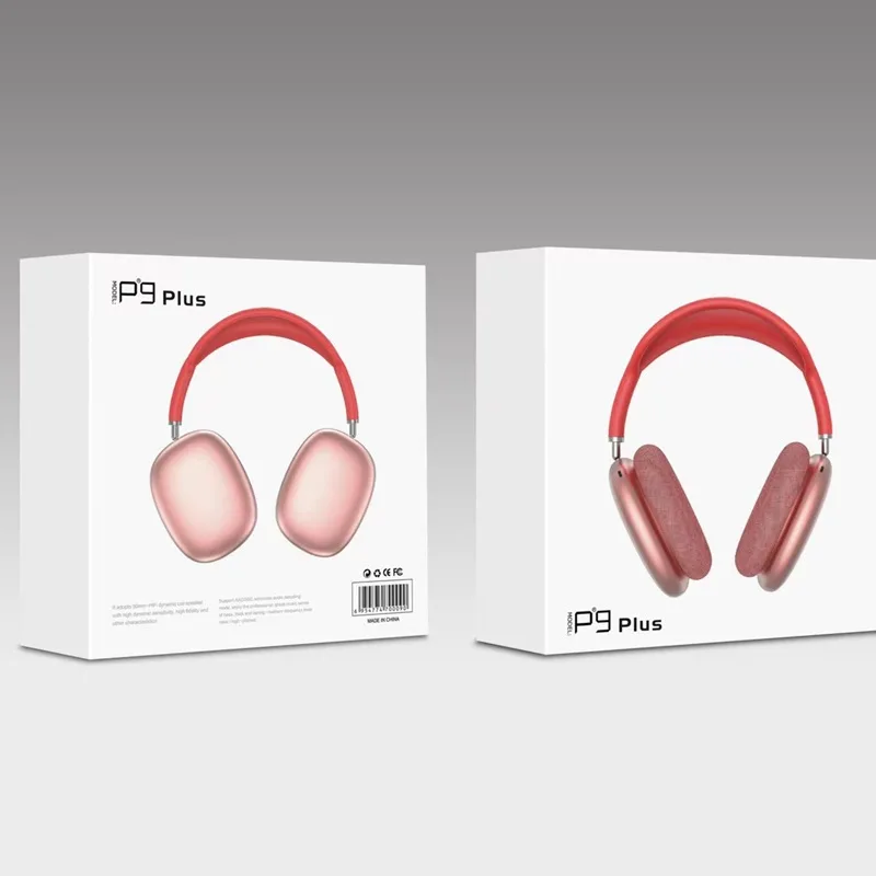 

New Arrival Wholesale Price P9 Plus Max Wireless Headphones Deep Bass Noise Canceling BT P9 Plus Headset With Microphone
