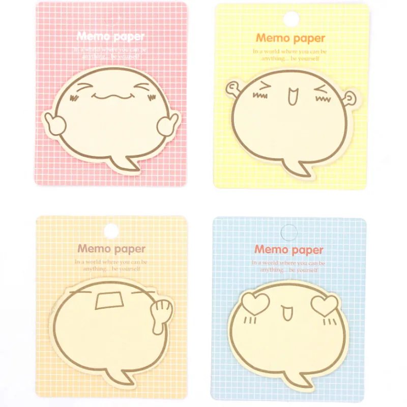 Jonvon Satone 20 Pcs Cute Notebook Cartoon Stickers Kawaii Stationery Memo Pads Stationery Items Wholesale