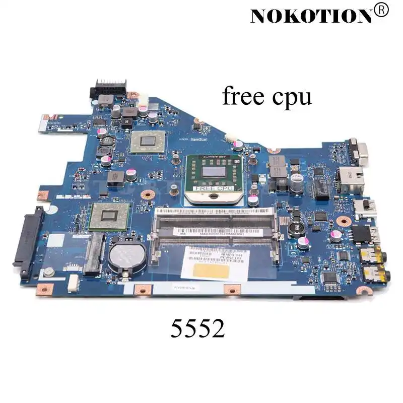 Материнская плата NOKOTION для ноутбука Acer aspire 5552 Оловянная деталь разъем S1 DDR3