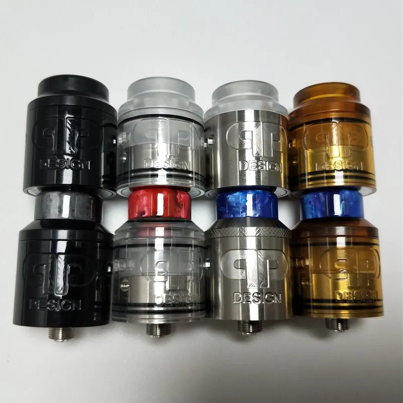 

QP Design KALI V2 RDA 25mm Tank Atomizers PC PEI steel Material Dual Coil Top Fill Vape vs Fatality Juggerknot