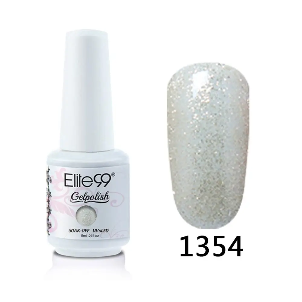1354 Elite99 8 мл Гель-лак для ногтей Vernis Полупостоянный лак для ногтей УФ-гель лак для ногтей эмаль для маникюра Лак для ногтей - Цвет: 1354