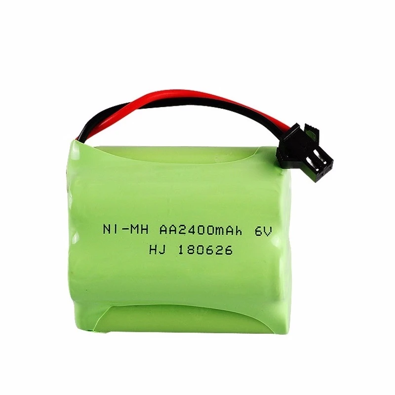 6v 2400mAh батарея + USB зарядное устройство для RC автомобилей Роботы танки пистолет