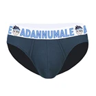 ADХлопковые Для мужчин нижнее белье сексуальное Cuecas Ropa Interior без застежки мужские бикини 4 вида стилей 2021 новый ремень M-2XL синий