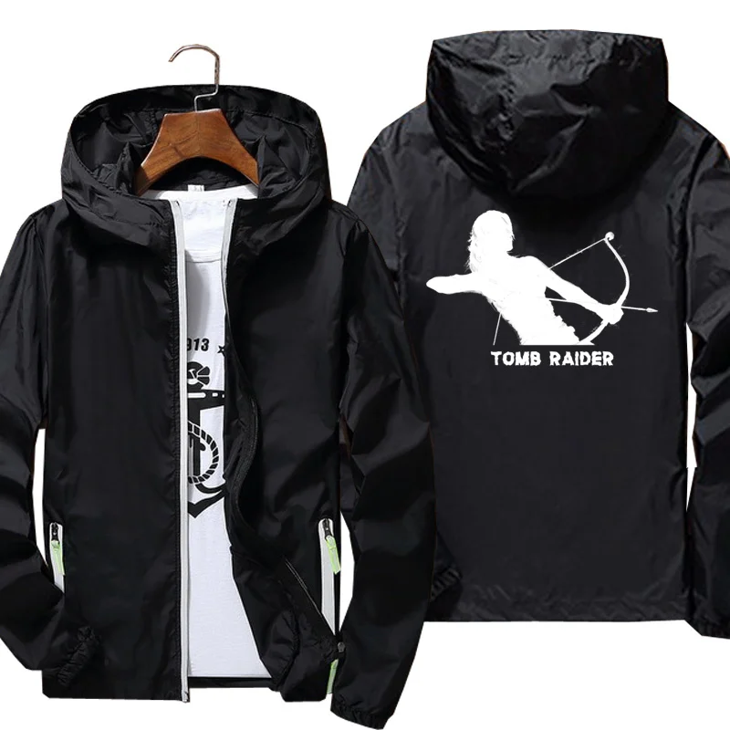 

TOMB RAIDER genshin impact Windbreaker jacket Reflective Skin Sun Spring Autumn brand jacket