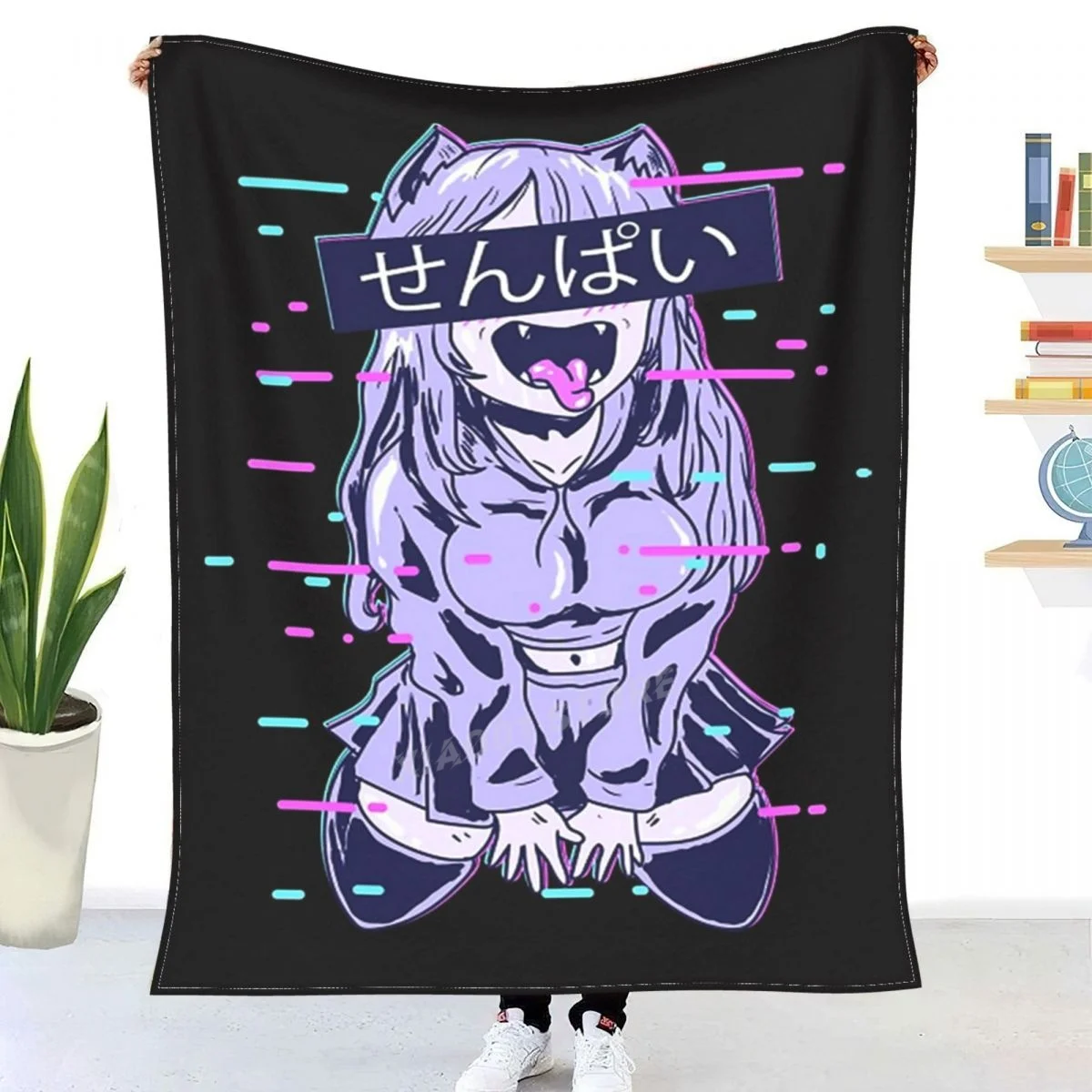 

Anime Manga Kawaii Japanese Anime Manga Fans Throw Blanket Sherpa Blanket Bedding soft Blankets