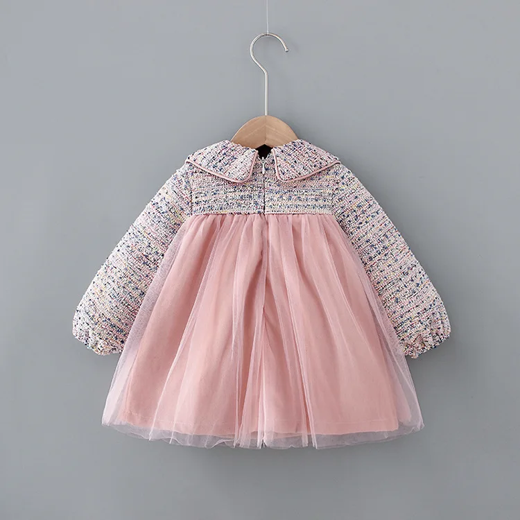 2019 new baby girl infant winter dress cute ball mesh plaid princess dresses girls toddler sweet party birthday clothes | Детская одежда