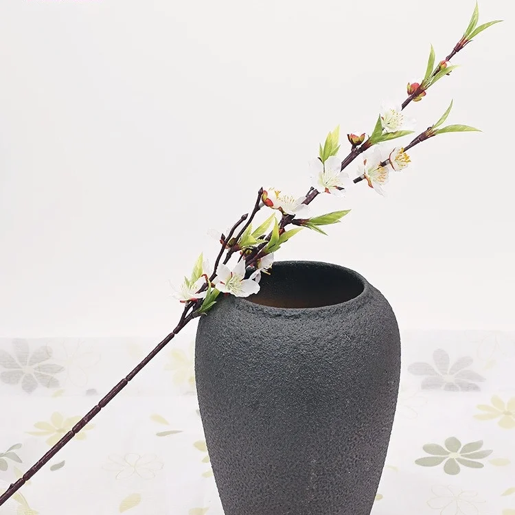 

Artificial Peach Blossom Branch,72cm Per Plant,Vase Flower Arrangement In Home Shopping Mall, Wedding Photography Setting Props,