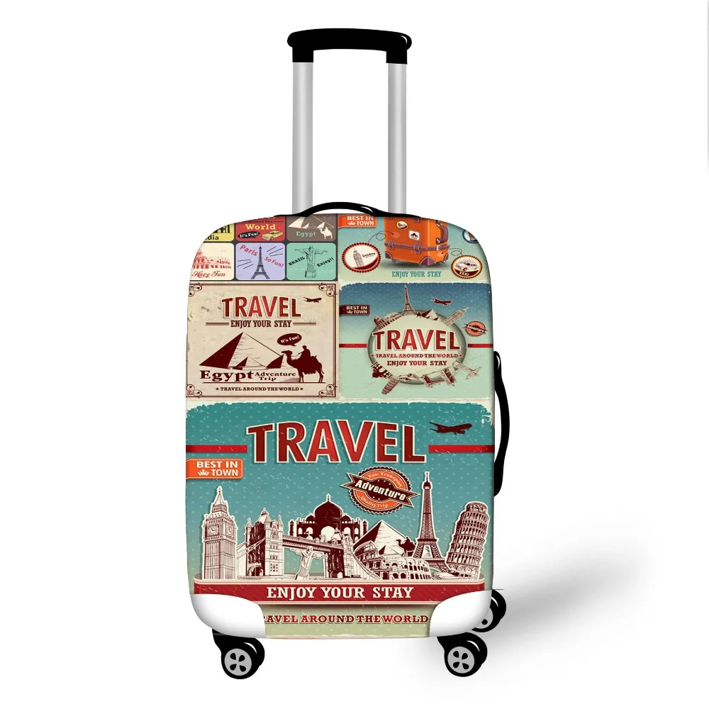 Чемодан для путешествий в британском стиле женские эластичные чемоданы Защитные