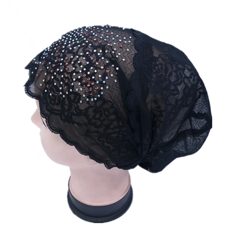 Мусульманская тонкая шляпа Женская сетчатая марлевая Baotu горячая кружевная