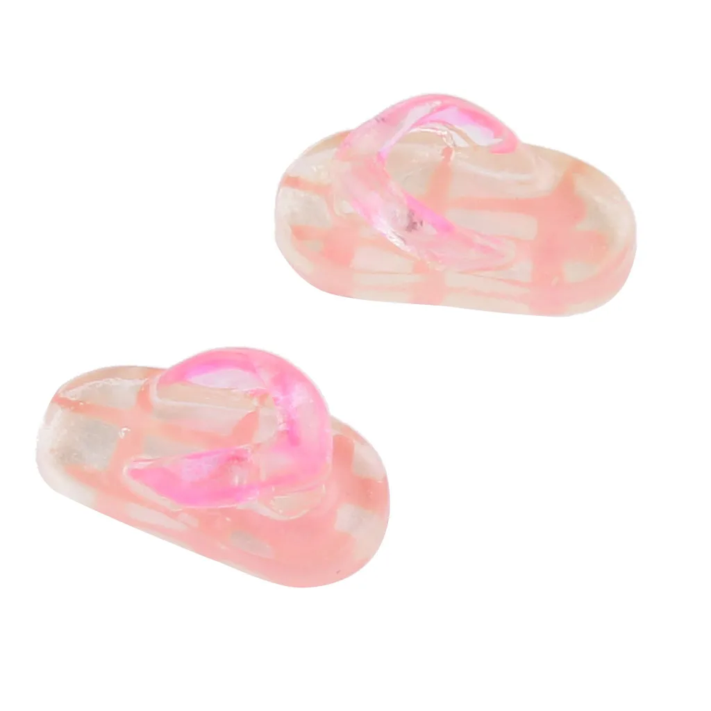 Миниатюрный Летний Пляжный аксессуар для кукольного домика шлепанцы сандалии