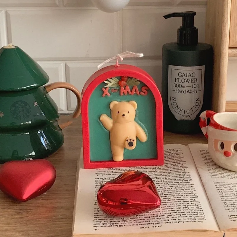 Искусственная форма Тедди силиконовая для мыла из соевого воска