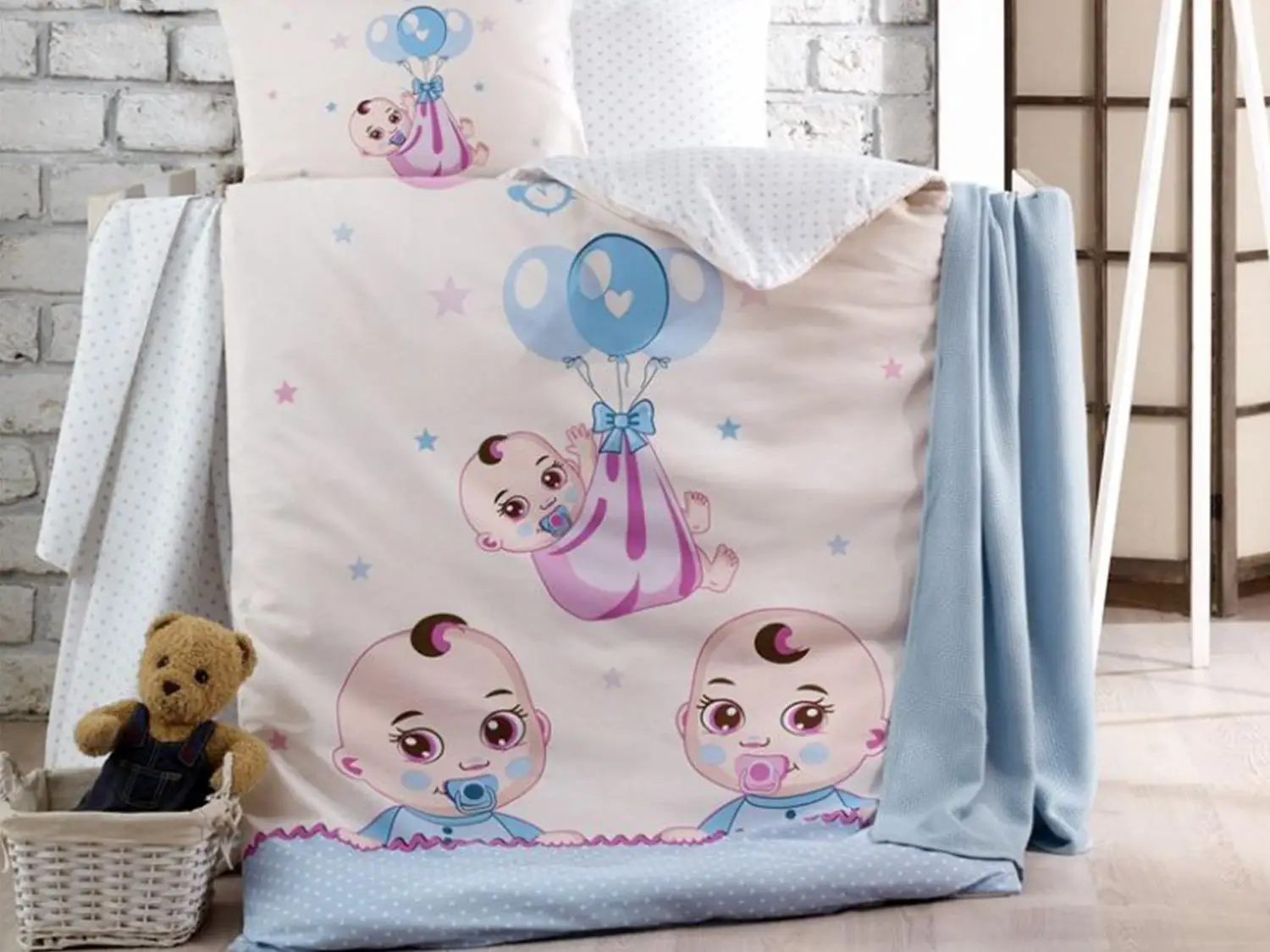 

Crystal Baby Sleep Set Babies Blue