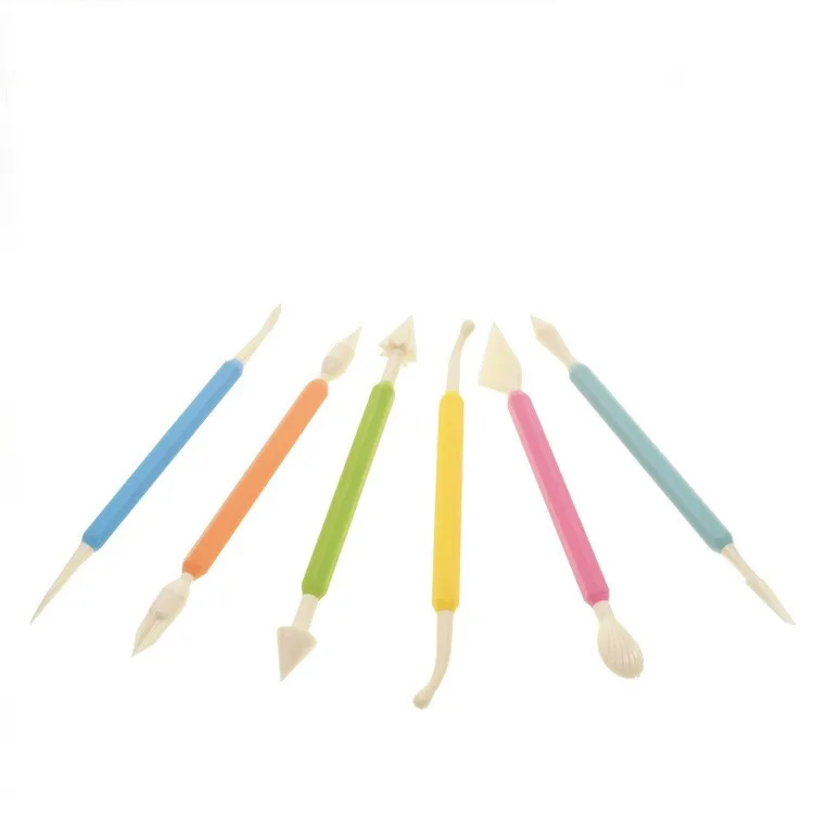 Cake decoration tools 9 pieces double fondant cake pen sugar craft brush mold DIY modeling engraving | Дом и сад
