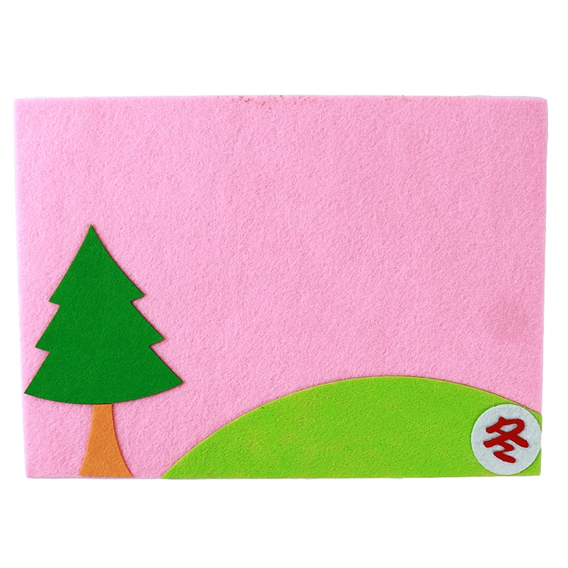 

Non-Woven Three-Dimensional Stickers Children'S Educational Toys DIY Non-Woven Fabrics Hand-Made Materials