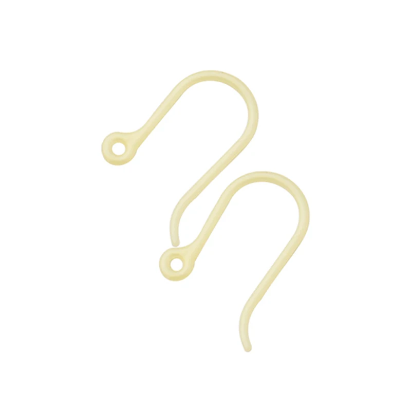 50pcs 2019 Women's Earrings 5 colors Environmentally Friendlyl 7*11MM Plastic Easy Ear Hook Accessories Jewelry