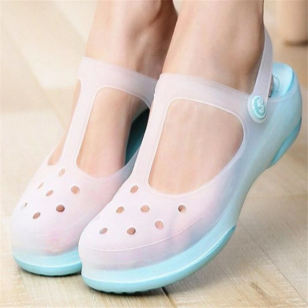 Женские сандалии без шнуровки садовые Сабо водонепроницаемая обувь женские