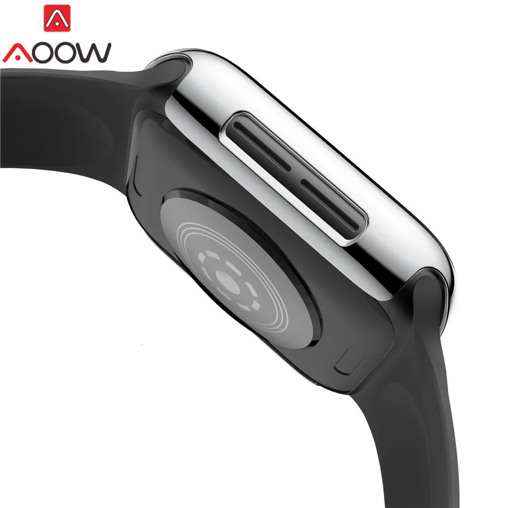 Ультратонкий защитный чехол для Apple Watch 38 мм 42 мм 40 мм 44 мм с покрытием из поликарбоната универсальная защитная крышка для iwatch 1 2 3 4