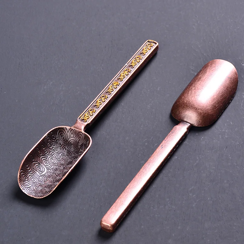 Чайный набор кунг фу чайная ложка Лопата лопата из медного сплава чайный
