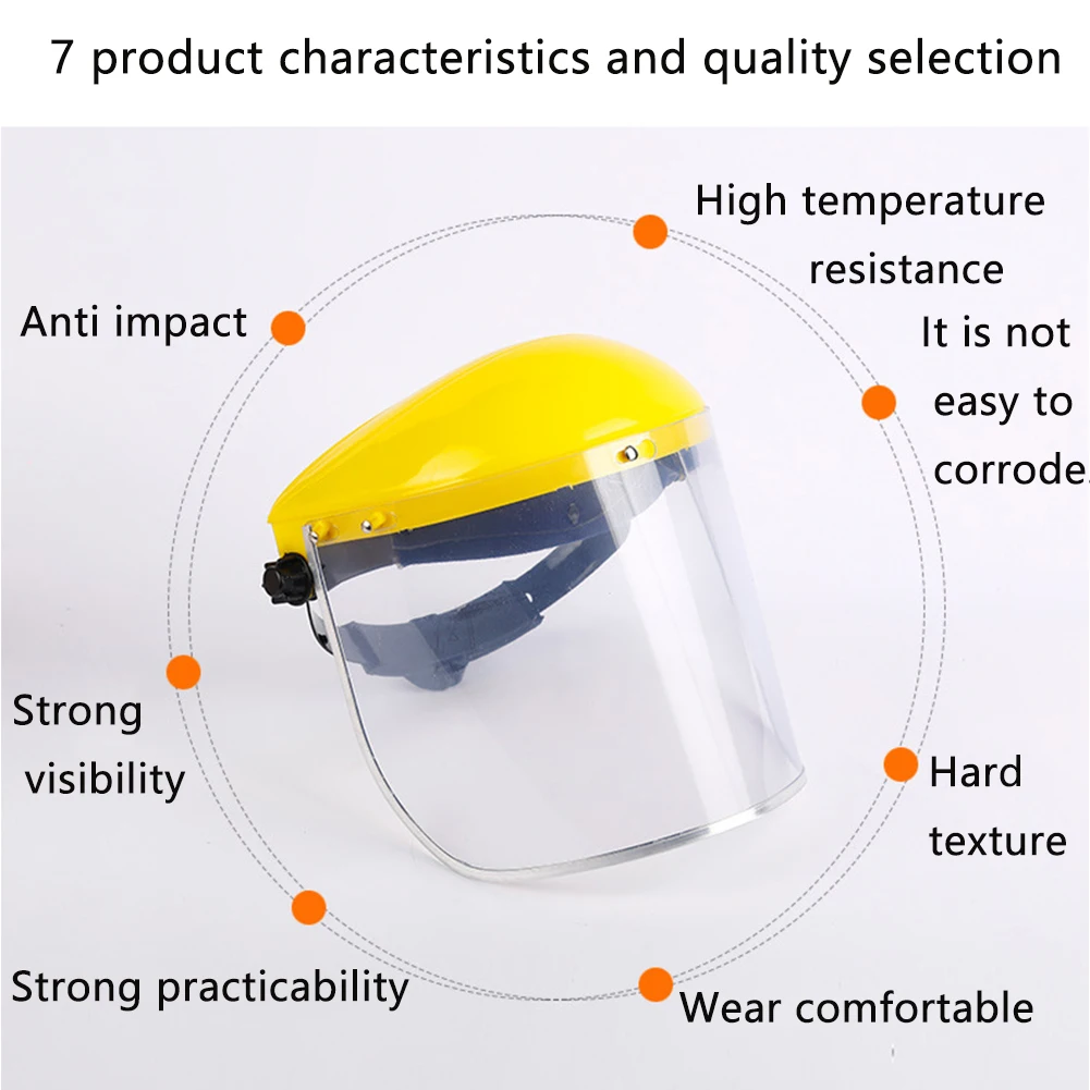 Экран Прочный регулируемый Ангел лицо щит безопасности шлифовальные козырьки
