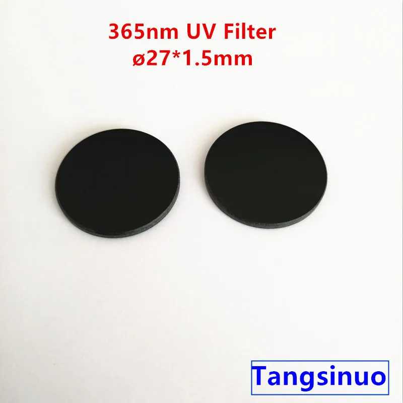 

27*1,5 мм ZWB2 UG1 UV фильтр стеклянный объектив для 365nm источник светильник вспышка