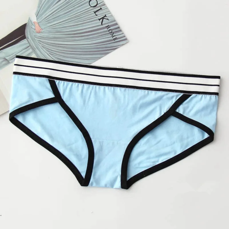 Трусики женские хлопчатобумажные эластичные натурального цвета|Женские