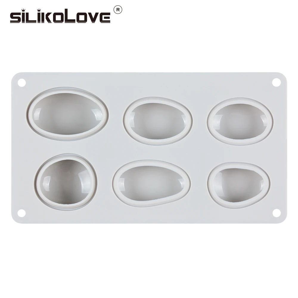 SILIKOLOVE 6 полости 3D Камень мыло, силиконовая форма формы для изготовления мыла DIY ручной работы ремесла формы антипригарные формы