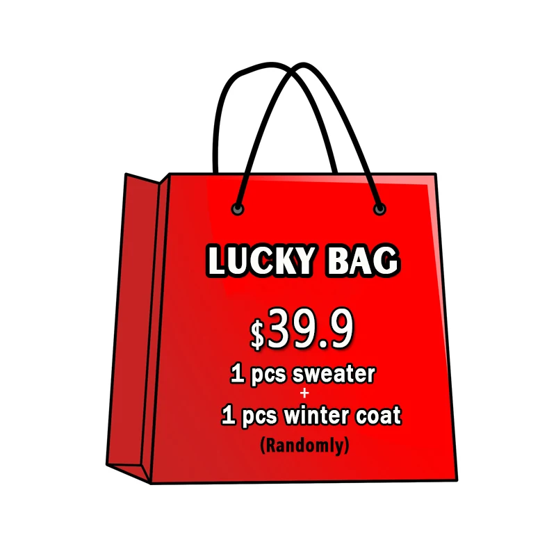 

Woman Lucky Bag 1pcs coat + 1pcs sweater