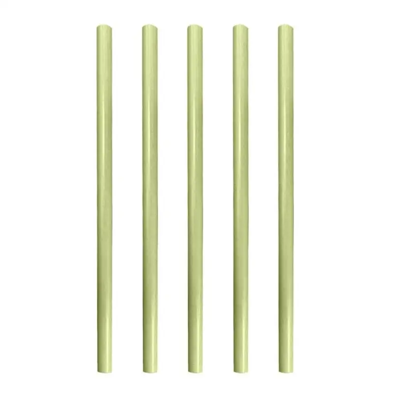 10 шт. многоразовые из натурального бамбука соломинки с чистой щеткой для