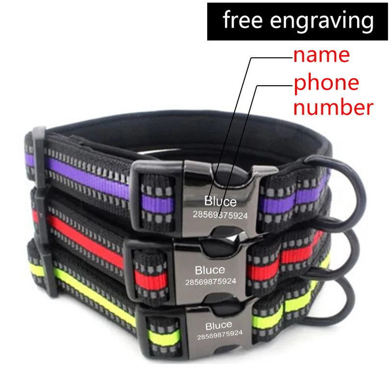 Ошейники для собак с защитой от потери имя собаки ID метки подарки любителей
