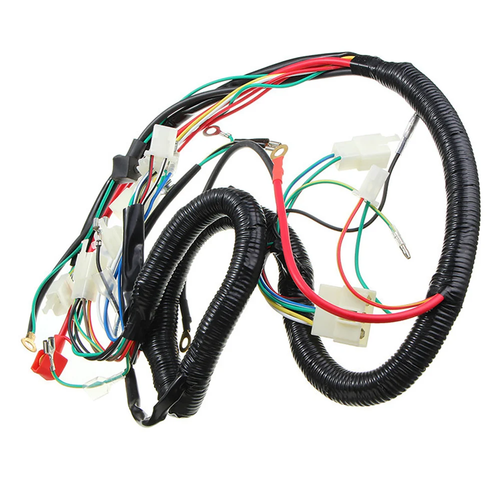 

Buggy Go Kart Ignition Coil Electric Loom ATV Quad CDI Stator Kit Replacement Parts Switch Wiring Harness For 150CC 200CC 250CC