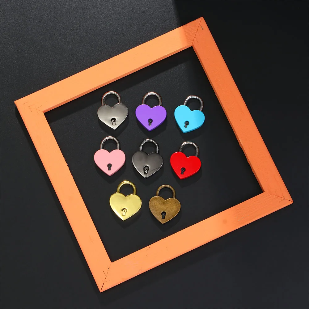 1 шт. любовь навесной замок в форме сердца с ключом высокое качество маленький