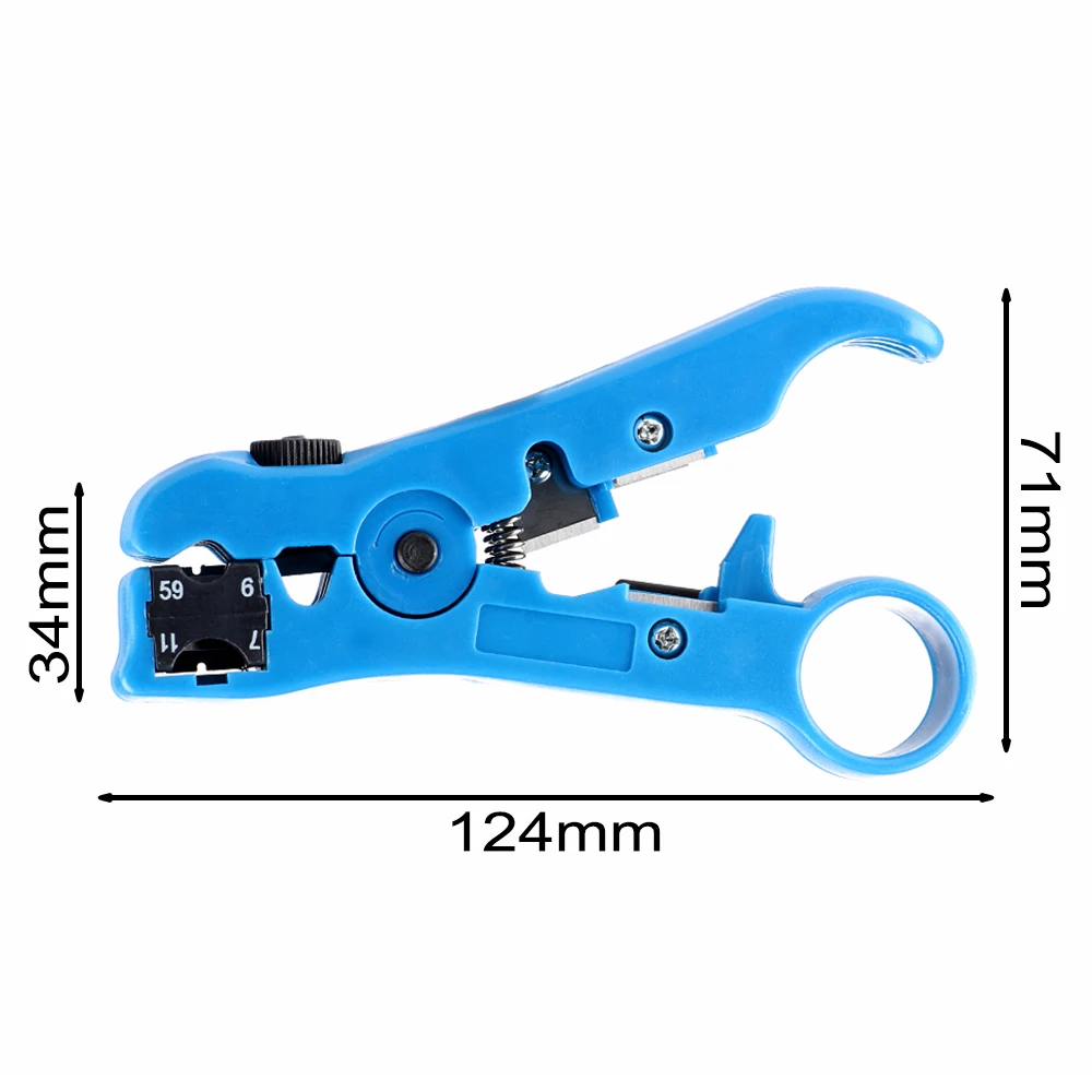 

Multi-functional Electric Stripping Knife Pliers Tools Coaxial Cable Wire Pliers Cutter Striper For