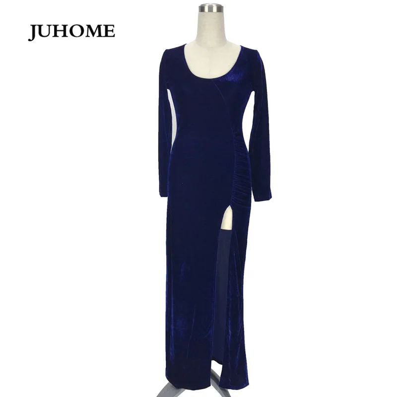 Длинное бархатное платье длиной до пола модное свадебное платье vestido de Праздничная Туника дизайнерское Бандажное платье для подиума