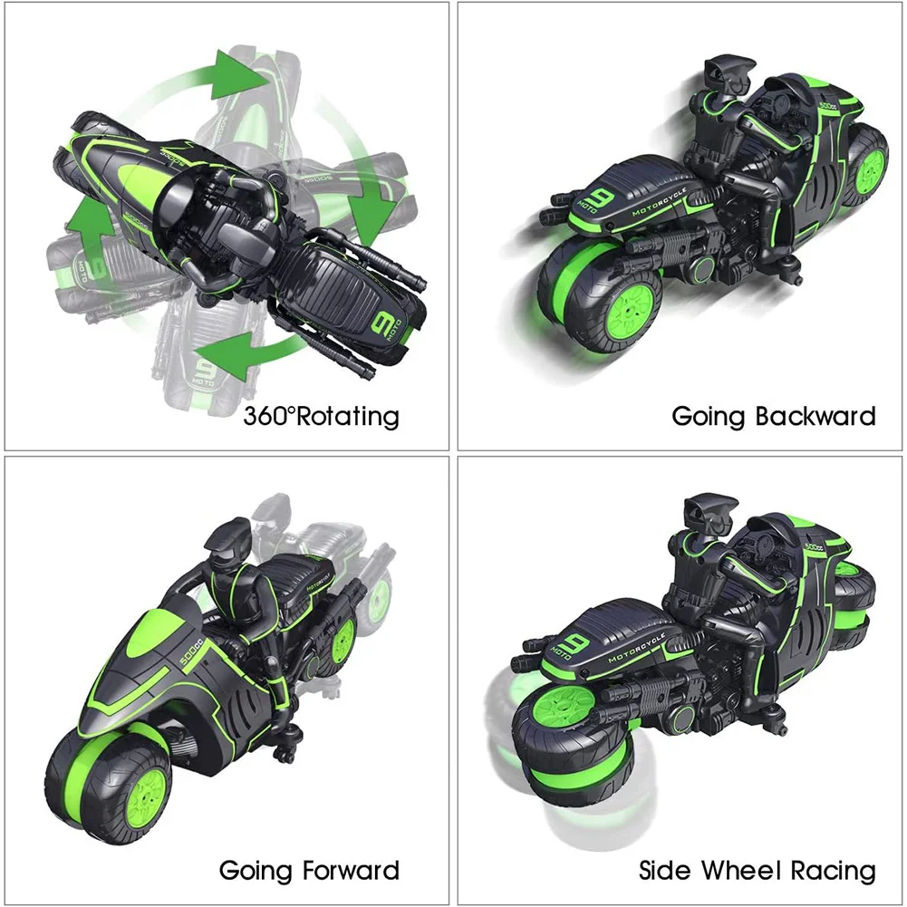 2 4 GHz смешные USB перезаряжаемые мини игрушки электрический RC мотоцикл для детей