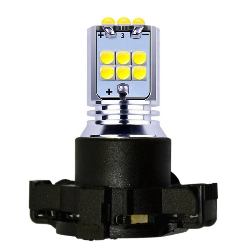 2 шт. светодиодная ламсветильник дневного света PY24W 5200s для Range Rover Sport 2010-2012 BMW E90 E91