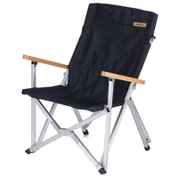 aluminium camping chair foldable black khaki portable outdoor seat picnic fishing silla pesca plegable camping furniture jd50yz