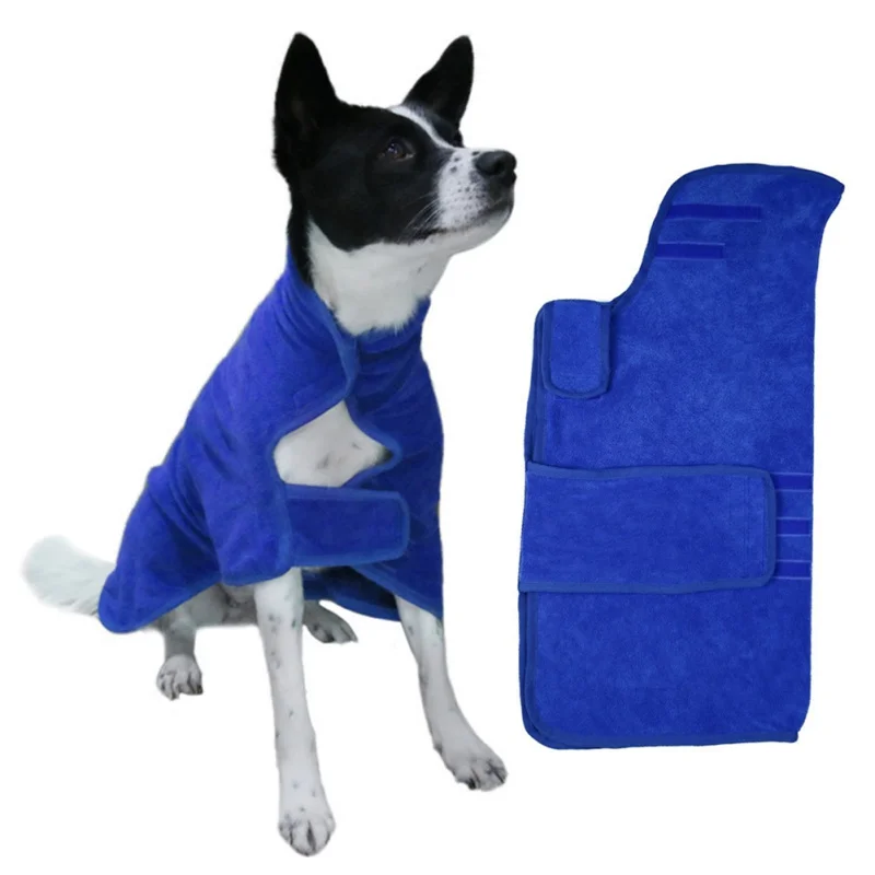 

Собака халат для кошки мягкий быстро поглощает воду волокно Pet сушки волос Полотенца для маленьких, средних и больших собак домашних животн...